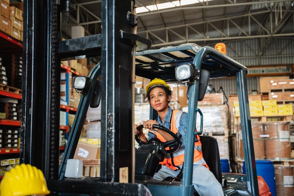 order picking forklift truck licence