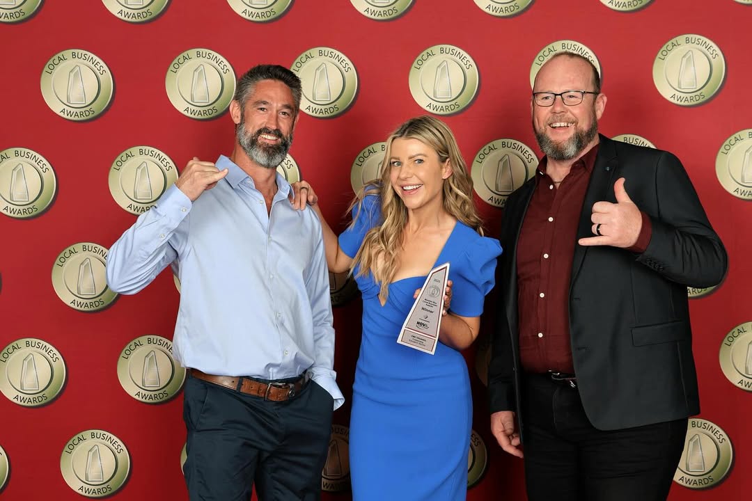 FMS Training team celebrating at the Moreton Bay Local Business Awards