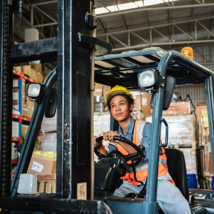 order picking forklift truck licence